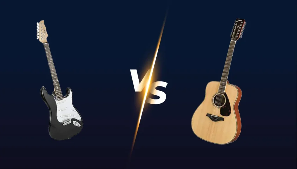 acoustic guitar vs electric guitar
