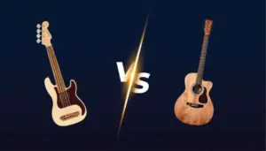 Acoustic vs Bass Guitar